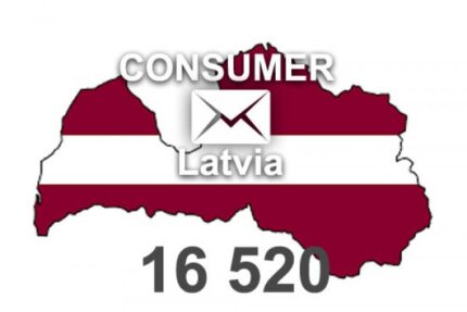 2024 fresh updated Latvia 16 520 Consumer email database