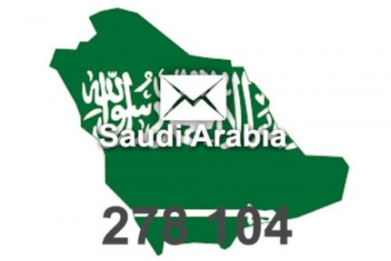 2024 fresh updated Saudi Arabia 278 104 business email database